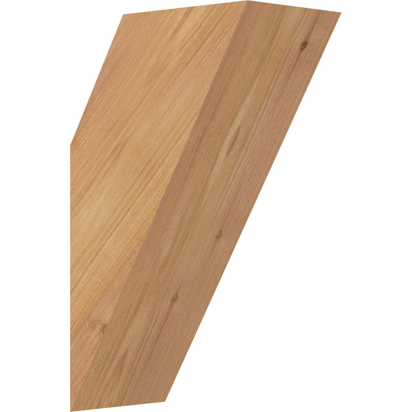Ekena Millwork 3 1/2"W x 6"D x 10"H Traditional Smooth Knee Brace, Western Red Cedar BRC04X06X10TRA00SWR - main